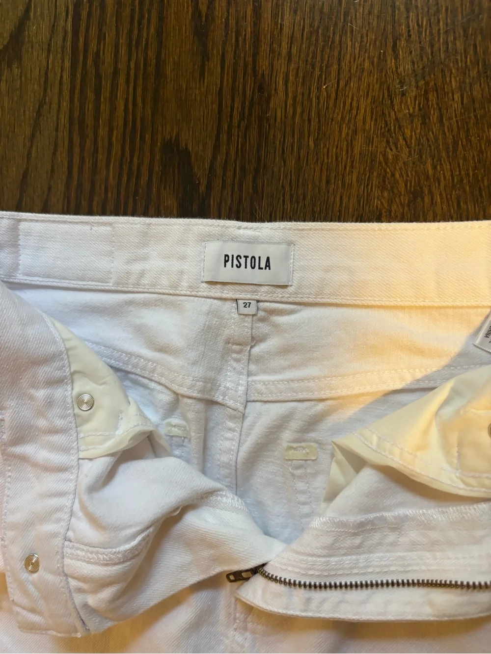 Pistola White Alice Midi Denim Skirt